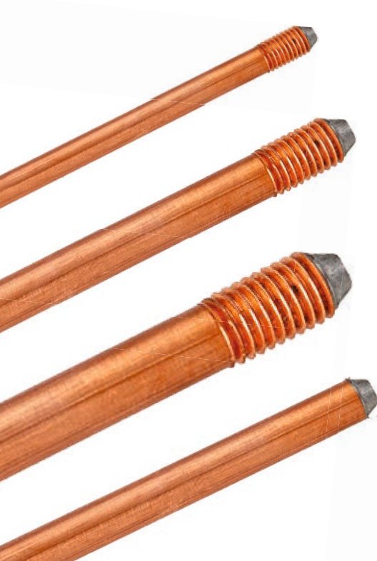 Solid Copper Bonded Earth Rods